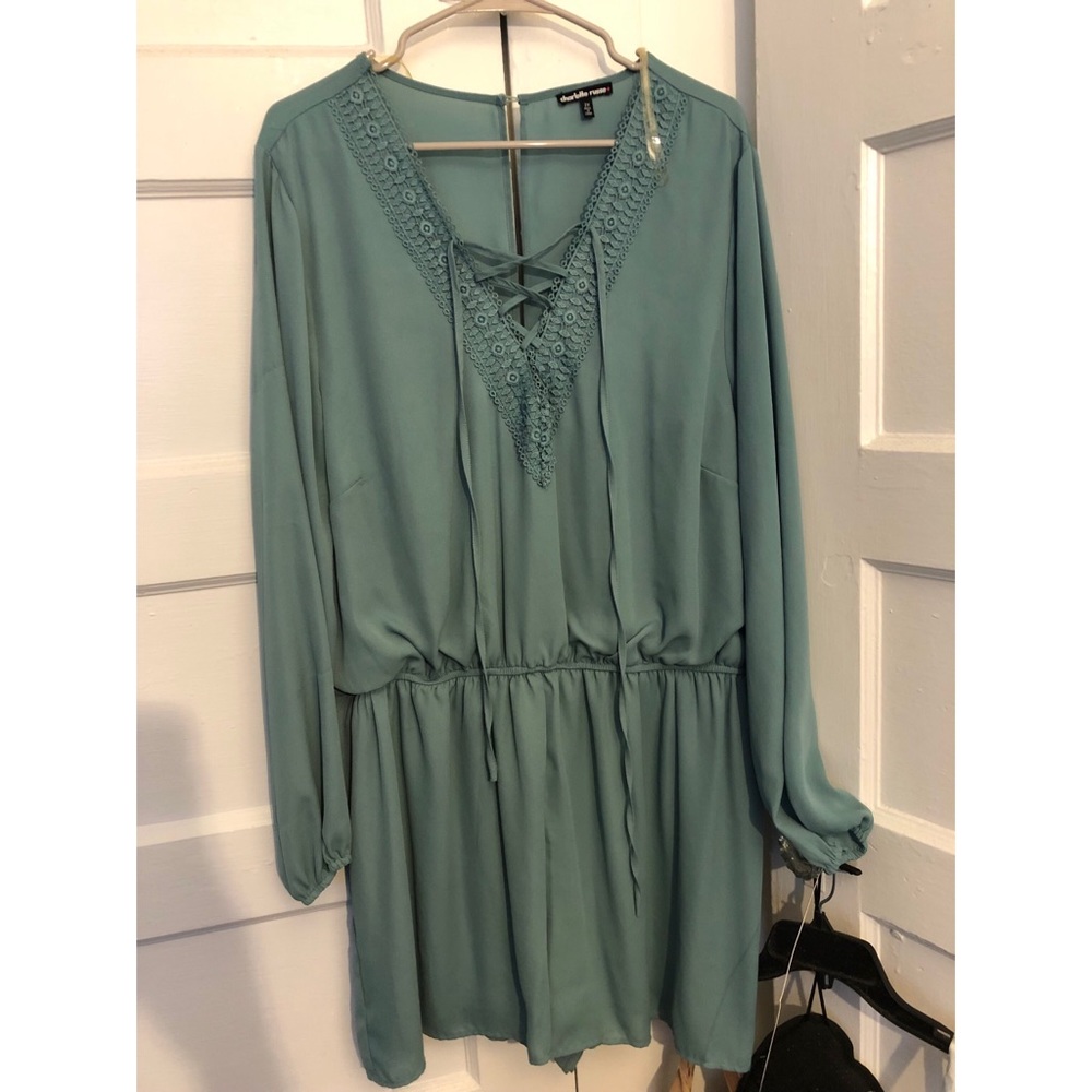 Mint/Turquoise Romper